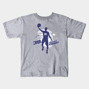 Steph Curry Golden State Silhouette Kids T-Shirt